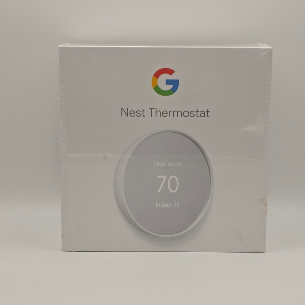 Google Nest Thermostat Smart Programmable Wi-Fi Snow White GA01334-US NEW